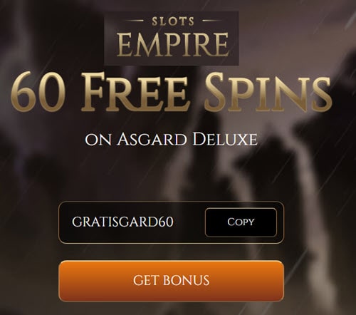 Giros gratis de Slots Empire Casino